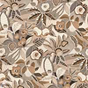 Tehuana-Casamance-wallpaper-Marron Glace/Mordore-Roll-Selected Wallpapers