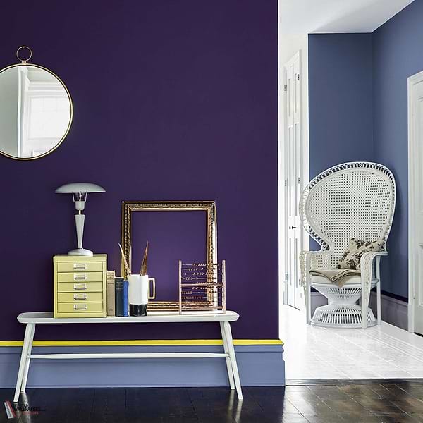 Thai Sapphire Farbe Little Greene 116-Selected-Wallpapers-Interiors