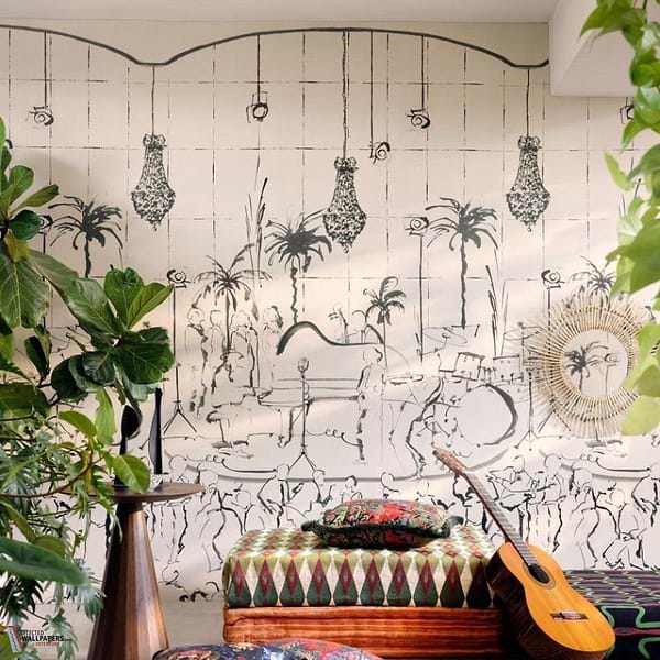 The Club wallpaper-Mind the Gap-Selected Wallpapers-Interiors
