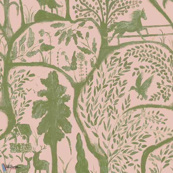 The Enchanted Woodland-wallpaper-Mind the Gap-Dawn-Roll-WP20812-Selected Wallpapers