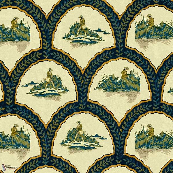 The Hunter Tapete-Mind the Gap-Pale Green-Rolle-Selected-Wallpapers-Interiors