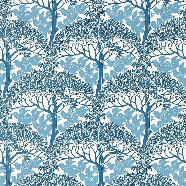 The Savaric-Tapete-Morris & Co-Cirrus-Rolle-Selected-Wallpapers-Interiors