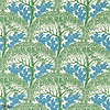 The Savaric-Tapete-Morris & Co-Garden Green-Rolle-Selected-Wallpapers-Interiors