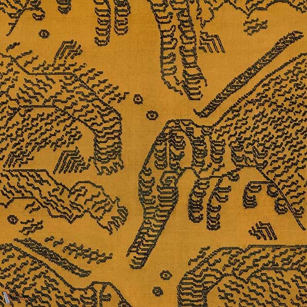 Tiger Mountain fabric-Dedar-02-Sample-Selected-Wallpapers-Interiors