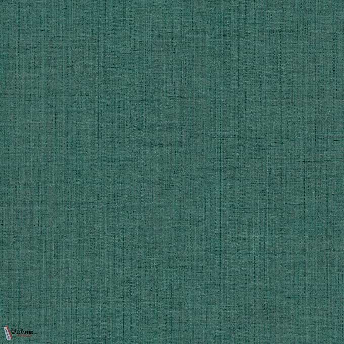 Tisaro wallpaper-Casamance-Emeraude-Roll-Selected Wallpapers-Interiors