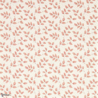 Tomato leaf wallpaper-Sanderson-Pink clay-Roll-Selected Wallpapers-Interiors
