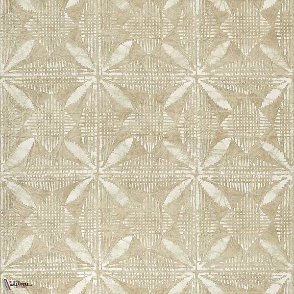 Tortuga batik wallpaper-Thibaut-Beige-Roll-Selected Wallpapers-Interiors