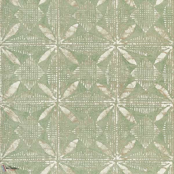 Tortuga batik wallpaper-Thibaut-Willow-Roll-Selected Wallpapers-Interiors