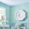 Tortuga batik wallpaper-Thibaut-Selected Wallpapers-Interiors