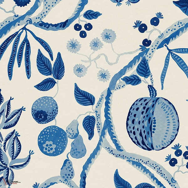 Tree Of Life Mural Tapete-Sandberg-Blue-Mattic-M2-Selected Wallpapers-Interiors