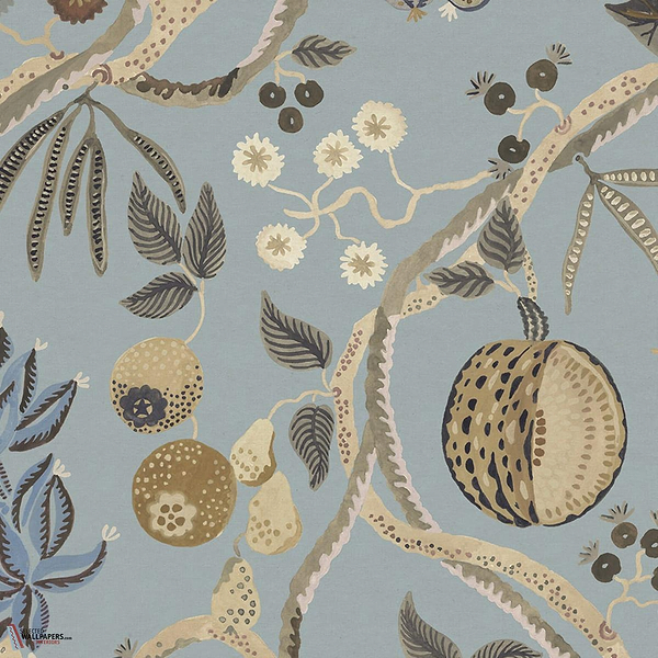 Tree Of Life Mural Tapete-Sandberg-Light Blue-Mattic-M2-Selected Wallpapers-Interiors