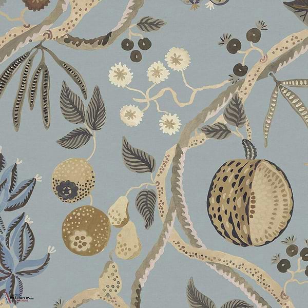 Tree Of Life Mural Tapete-Sandberg-Light Blue-Mattic-M2-Selected Wallpapers-Interiors