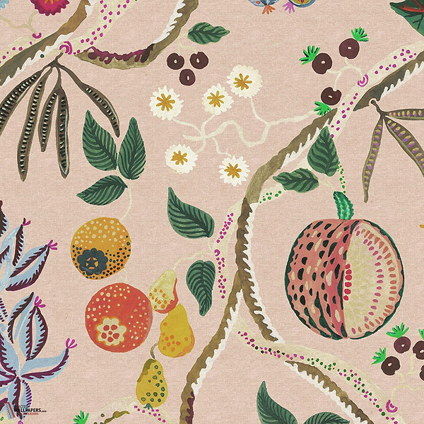 Tree Of Life Mural Tapete-Sandberg-Pink-Mattic-M2-Selected Wallpapers-Interiors