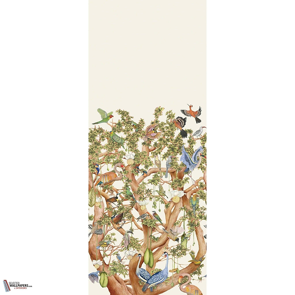 Tree of Life Tapete-Cole and Son-Stone-Paneel-Selected Wallpapers-Interiors