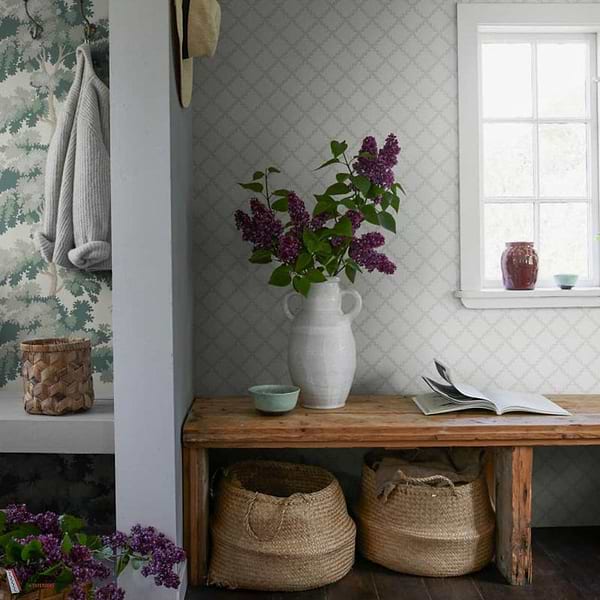 Trellis behang-Sandberg-Selected Wallpapers-Interiors