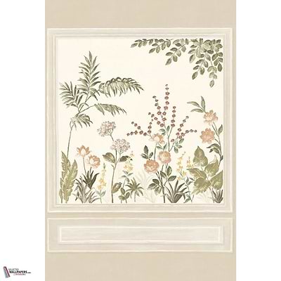 Trianon wallpaper-Casamance-Sable/Multico-Set-Selected Wallpapers-Interiors