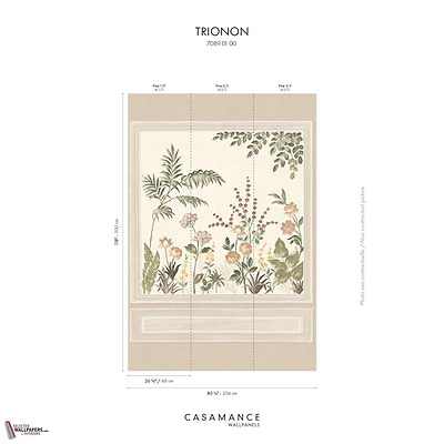Trianon wallpaper-Casamance-Selected Wallpapers-Interiors