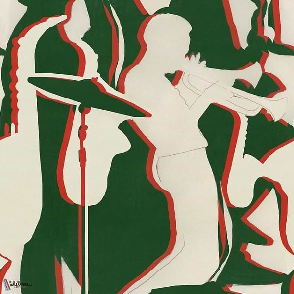 Tripping Tapete-Mind the Gap-Green-Rolle-Selected Wallpapers-Interiors