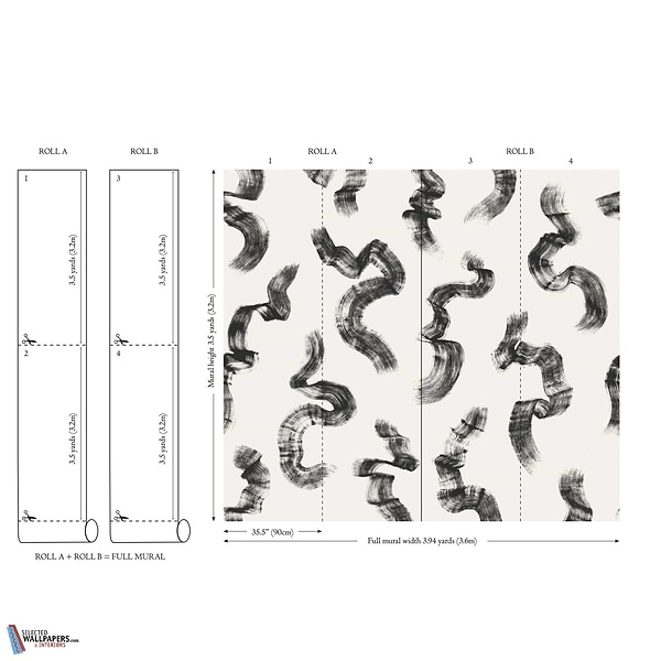 Tsauri Mural-Black Edition-behang-Selected-Wallpapers-Interiors