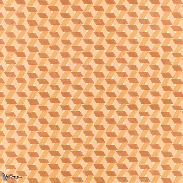 Twist Wallcovering-Kirkby Design-wallpaper-Terracotta-Roll-Selected Wallpapers