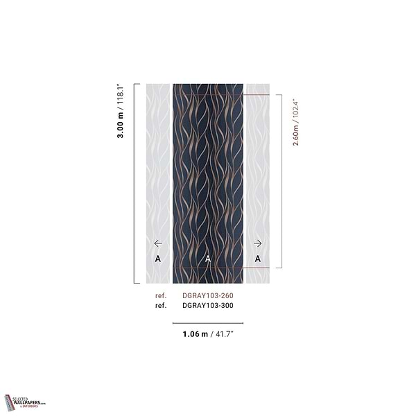 Unda wallpaper-Masureel-Selected Wallpapers-Interiors