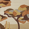 Under the Sycamore Tree behang-Arte-Mahogany Wood-Set-Selected-Wallpapers-Interiors