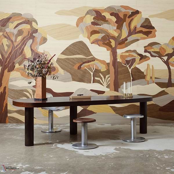Under the Sycamore Tree Tapete-Arte-Selected-Wallpapers-Interiors