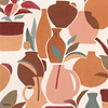 Vallauris-Wallpaper-Casamance-Grenat/Orange Brulee-Roll-76210712-Selected Wallpapers