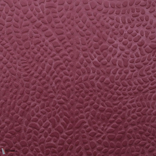 Venelle wallpaper-Casamance-Grenat-Meter (M1)-Selected Wallpapers-Interiors
