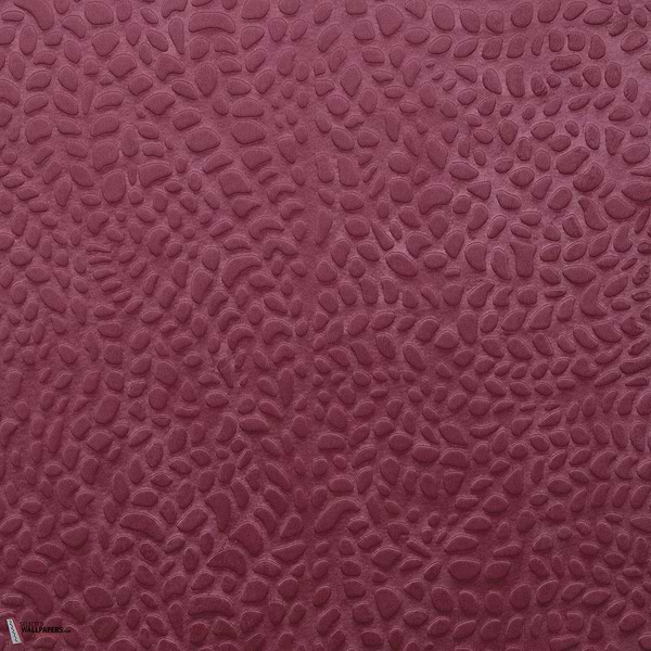 Venelle wallpaper-Casamance-Grenat-Meter (M1)-Selected Wallpapers-Interiors