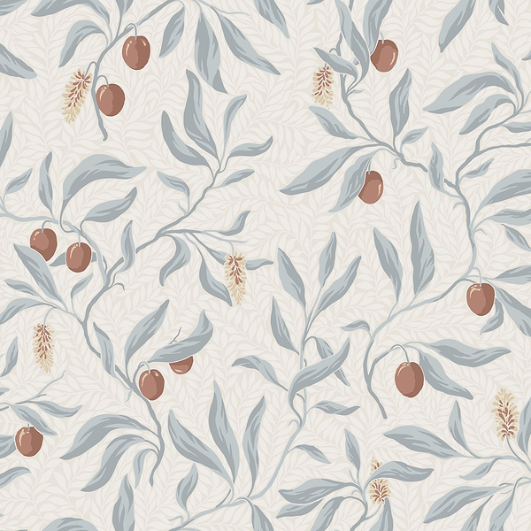 Vinnie wallpaper-Sandberg-Misty Blue-Roll-Selected Wallpapers-Interiors
