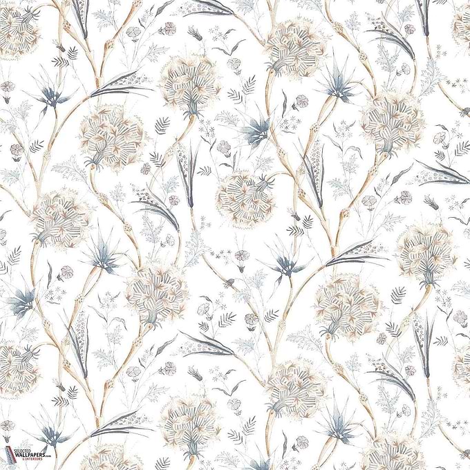 Wallichi behang-Zoffany-Quartz grey-Rol-Selected Wallpapers-Interiors