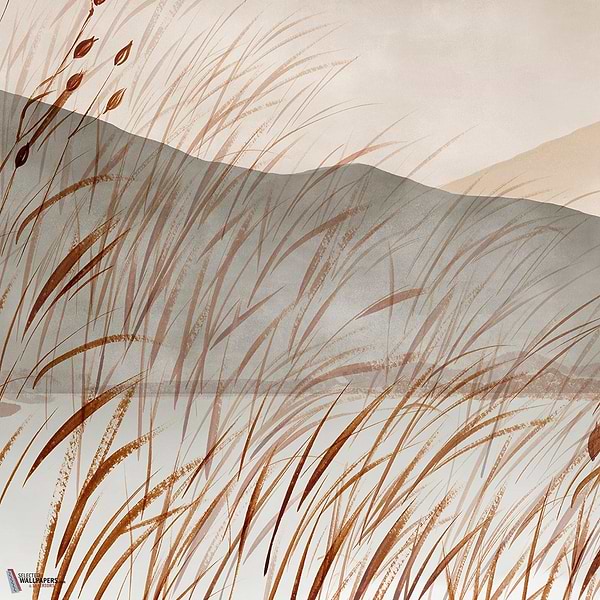 Warm Lake wallpaper-Les Dominotiers-Selected Wallpapers-Interiors