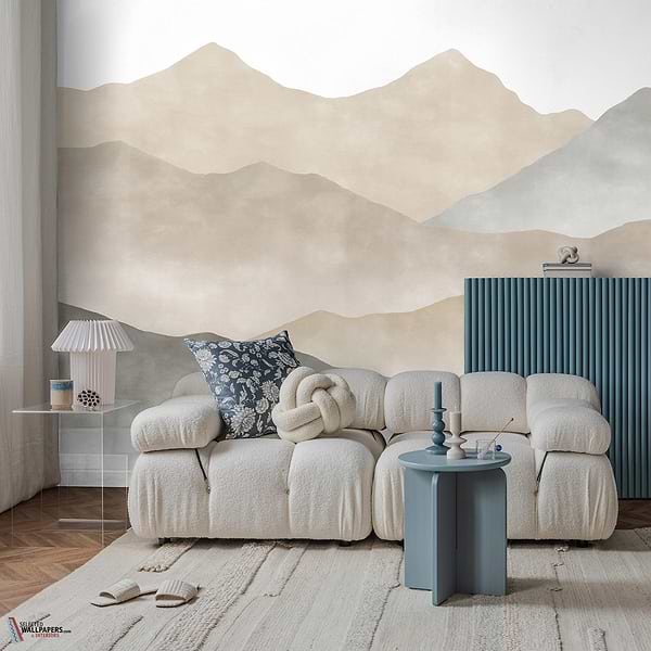 Warm Lake wallpaper-Les Dominotiers-Selected Wallpapers-Interiors