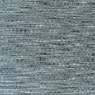 Windward Sisal-Thibaut-Dusty Teal-Roll-Selected-Wallpapers-Interiors