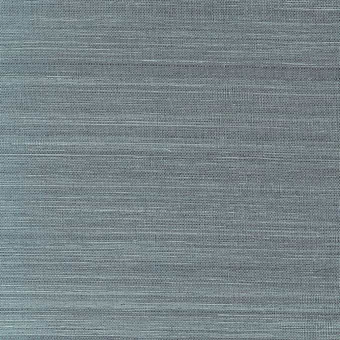 Windward Sisal-Thibaut-Dusty Teal-Roll-Selected-Wallpapers-Interiors