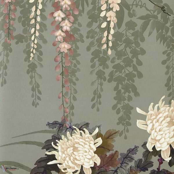 Wisteria Bloom Tapete-1838 wallcoverings-Selected Wallpapers-Interiors