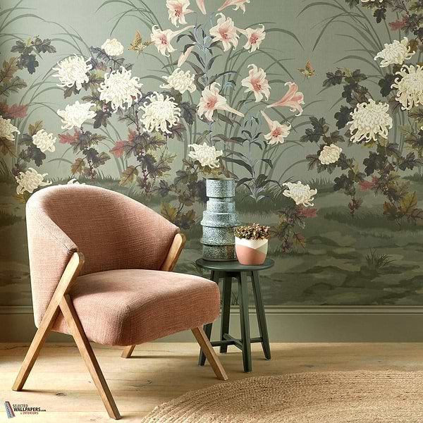 Wisteria Bloom Tapete-1838 wallcoverings-Selected Wallpapers-Interiors