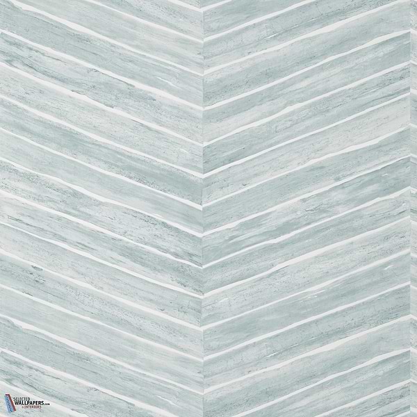 Wood Herringbone-Thibaut-Slate-Roll-Selected-Wallpapers-Interiors
