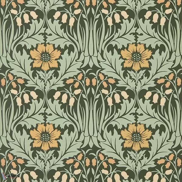 Woodbell & Anemone behang-Morris & Co-Bayleaf/Manilla-Rol-Selected Wallpapers-Interiors
