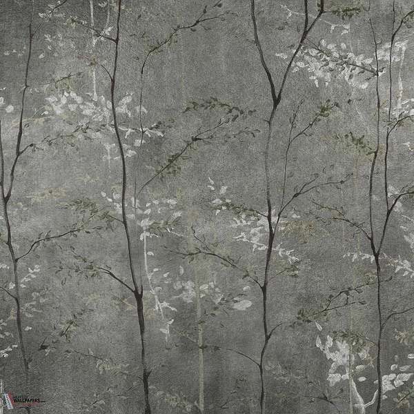 Woods Extra wallpaper-Coordonne-Silver-Metallics-M2-Selected Wallpapers-Interiors
