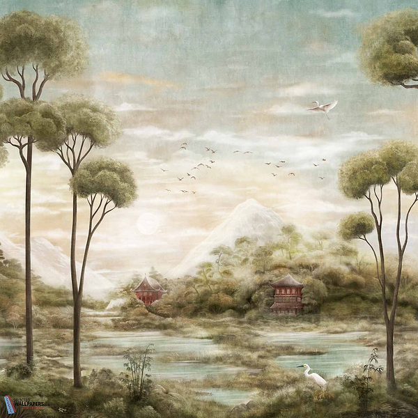 Xi Hu Lake-Coordonne-Tapete-Jade-Non Woven-Selected Wallpapers