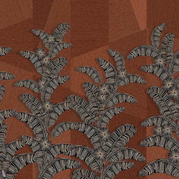 Yucatan Tapete-Masureel-Persian-Paneel A-Selected-Wallpapers-Interiors