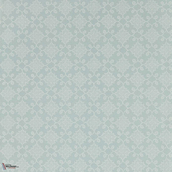 Floral Tracery wallpaper-Zoffany-Wedgwood blue-Roll-Selected Wallpapers-Interiors