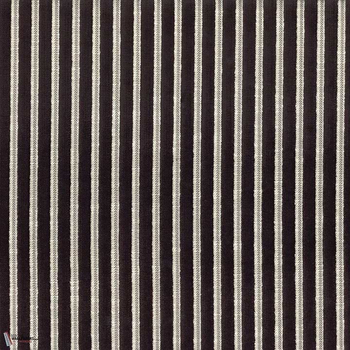Zebu fabric-Casamance-Noir-Meter (M1)-Selected-Wallpapers-Interiors