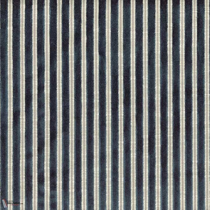 Zebu fabric-Casamance-Marine-Meter (M1)-Selected-Wallpapers-Interiors