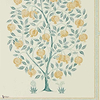 Anaar Tree wallpaper in Grey/Woad van Sanderson