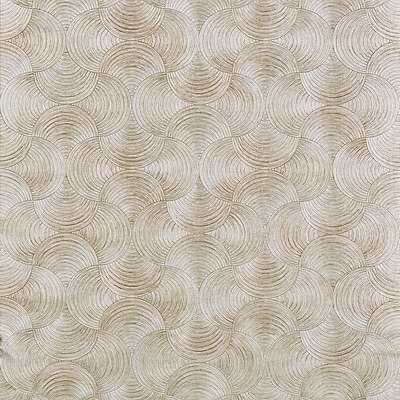 Aphelie wallpaper in Argent by Casamance