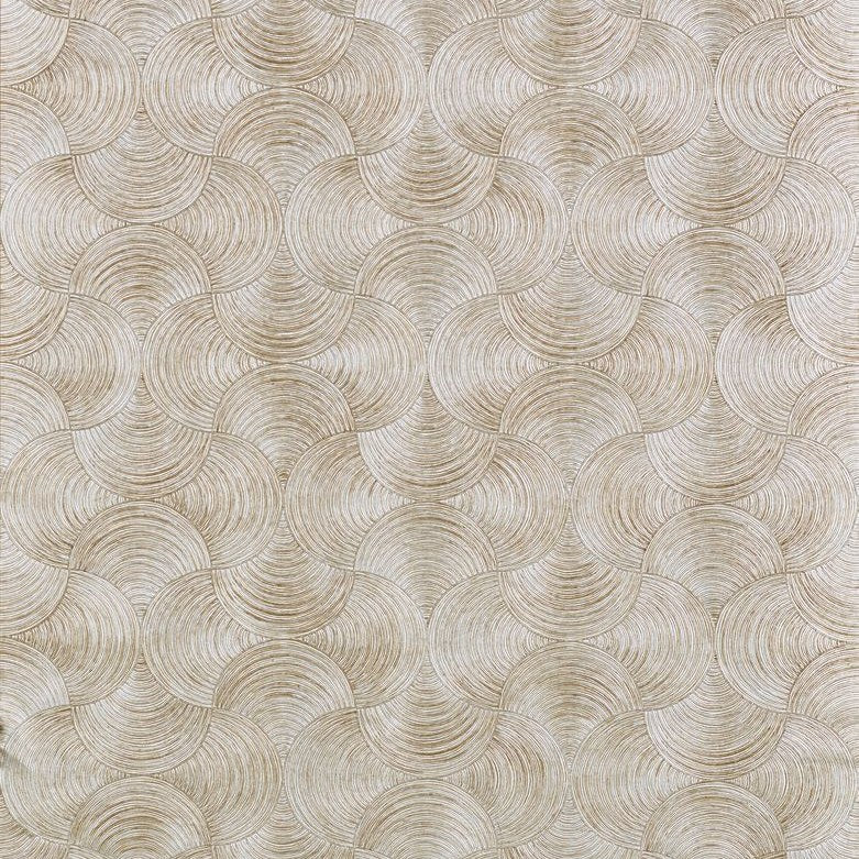 Aphelie wallpaper in Argent by Casamance
