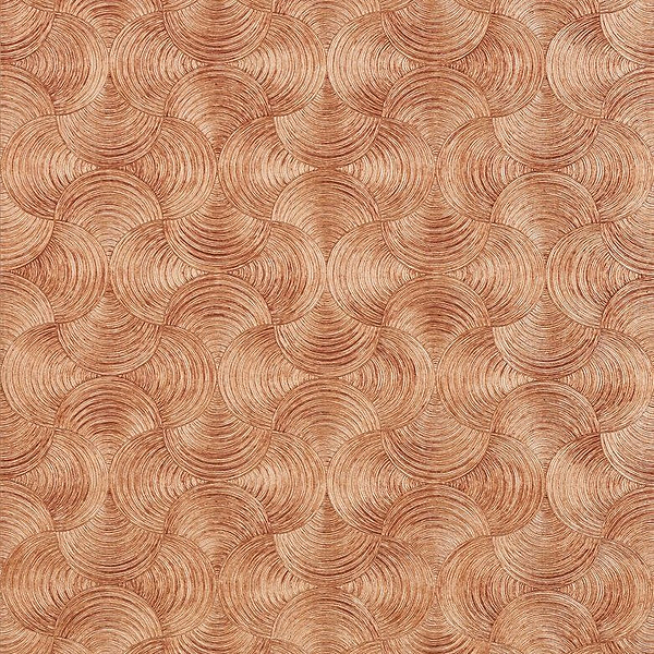 Aphelie wallpaper in Cuivre by Casamance